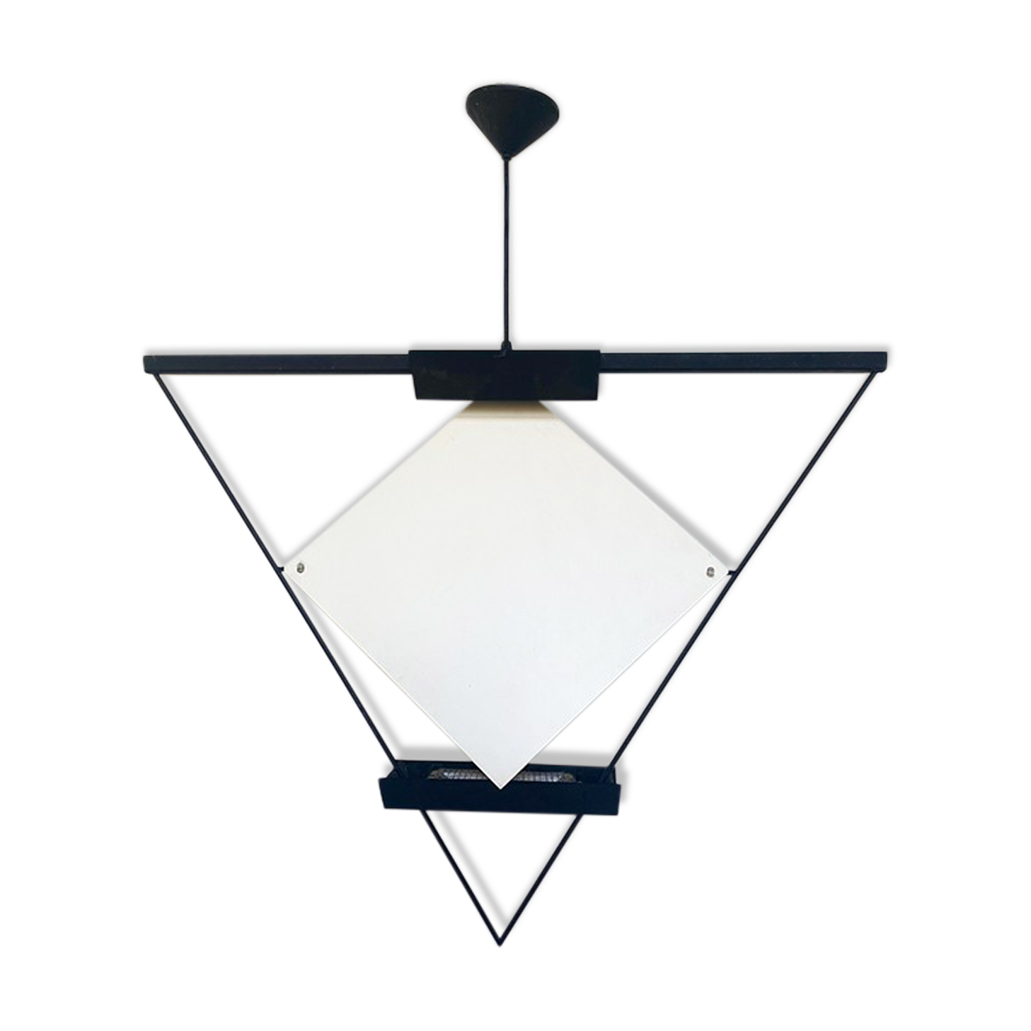 Artemide inverted wishblip suspension, mario botta - 1980