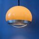 Vintage Dijkstra Space Age mushroom pendant lamp, mid-century modern ceiling light