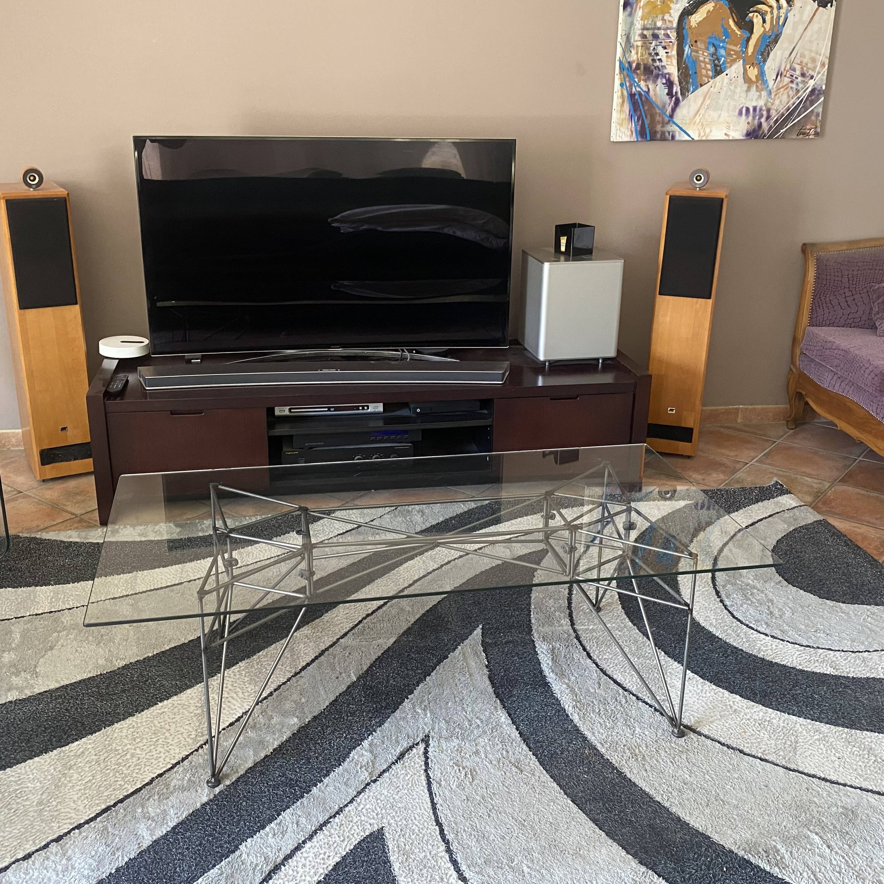 Vintage coffee table. 1980. Space age.