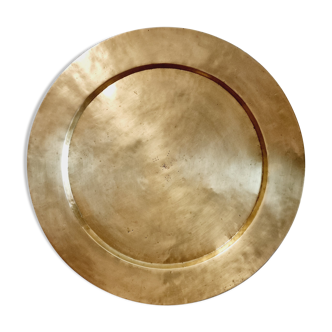 Solid brass wall tray