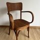 Wooden armchair with armrests