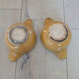 2 antique earthenware bowls