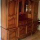 Buffet vaisselier style louis xv en merisier