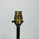 Scandinavian teak and brass floor lamp, 1960s
