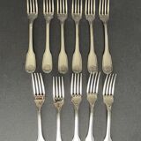 Eleven Christofle forks