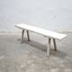 Vintage wooden farmhouse bench
