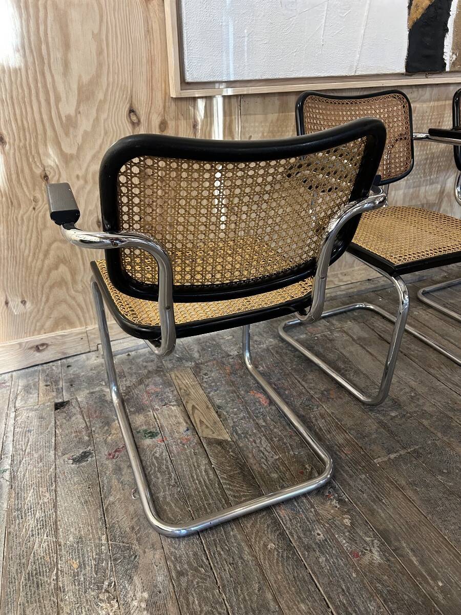 4 original Cesca chairs by Marcel Breuer