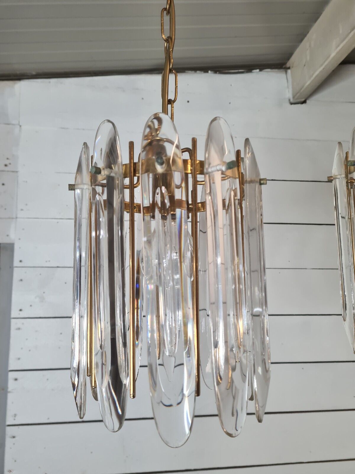 Chandeliers Murano Crystal ceiling lamps from the 70