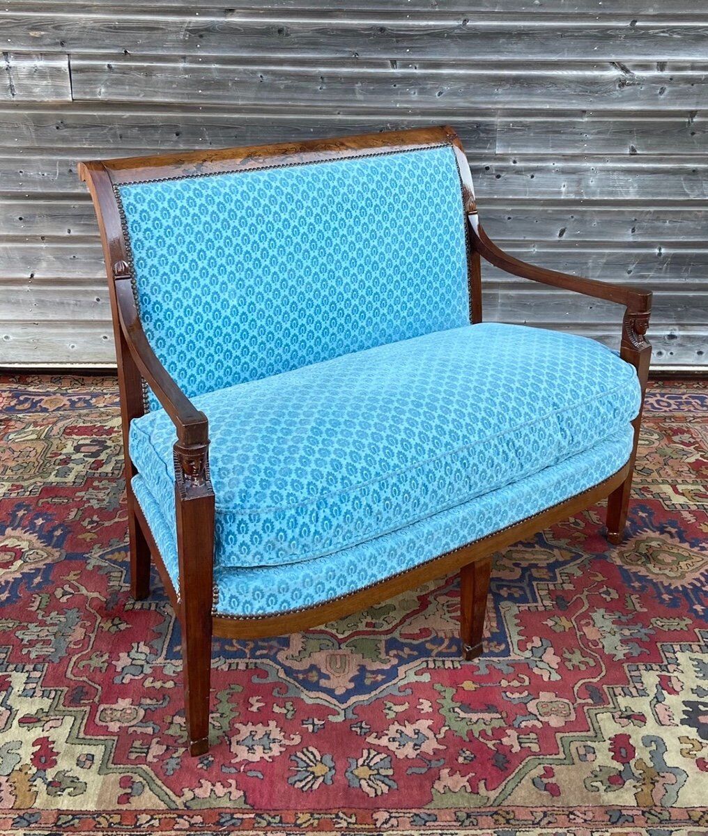 Mahogany bench period consulate return from Egypt