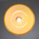 Mid-century Yellow Glass & Brass Pendant Lamp