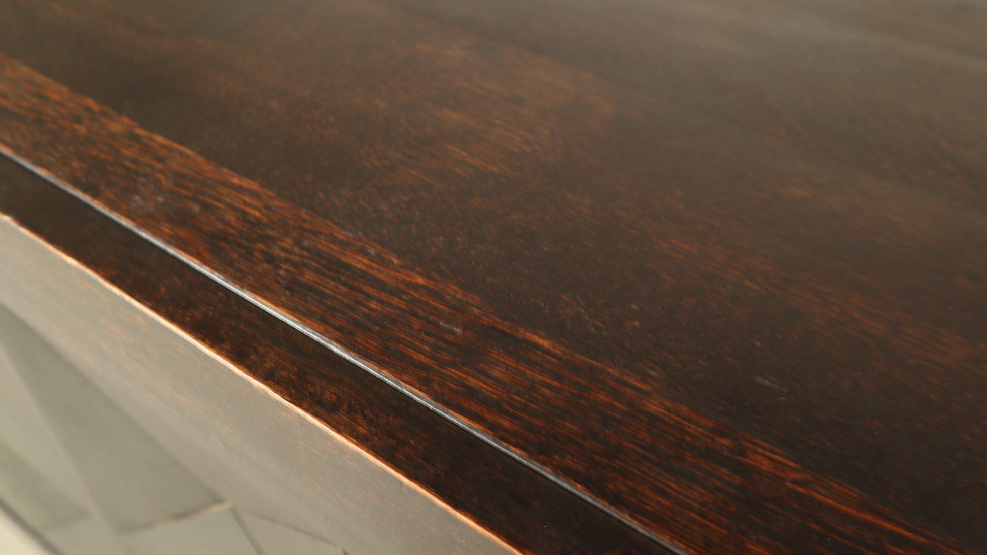 Jean Batenburg for MI brutalist sideboard in ebonized oak, Belgium, 1960s