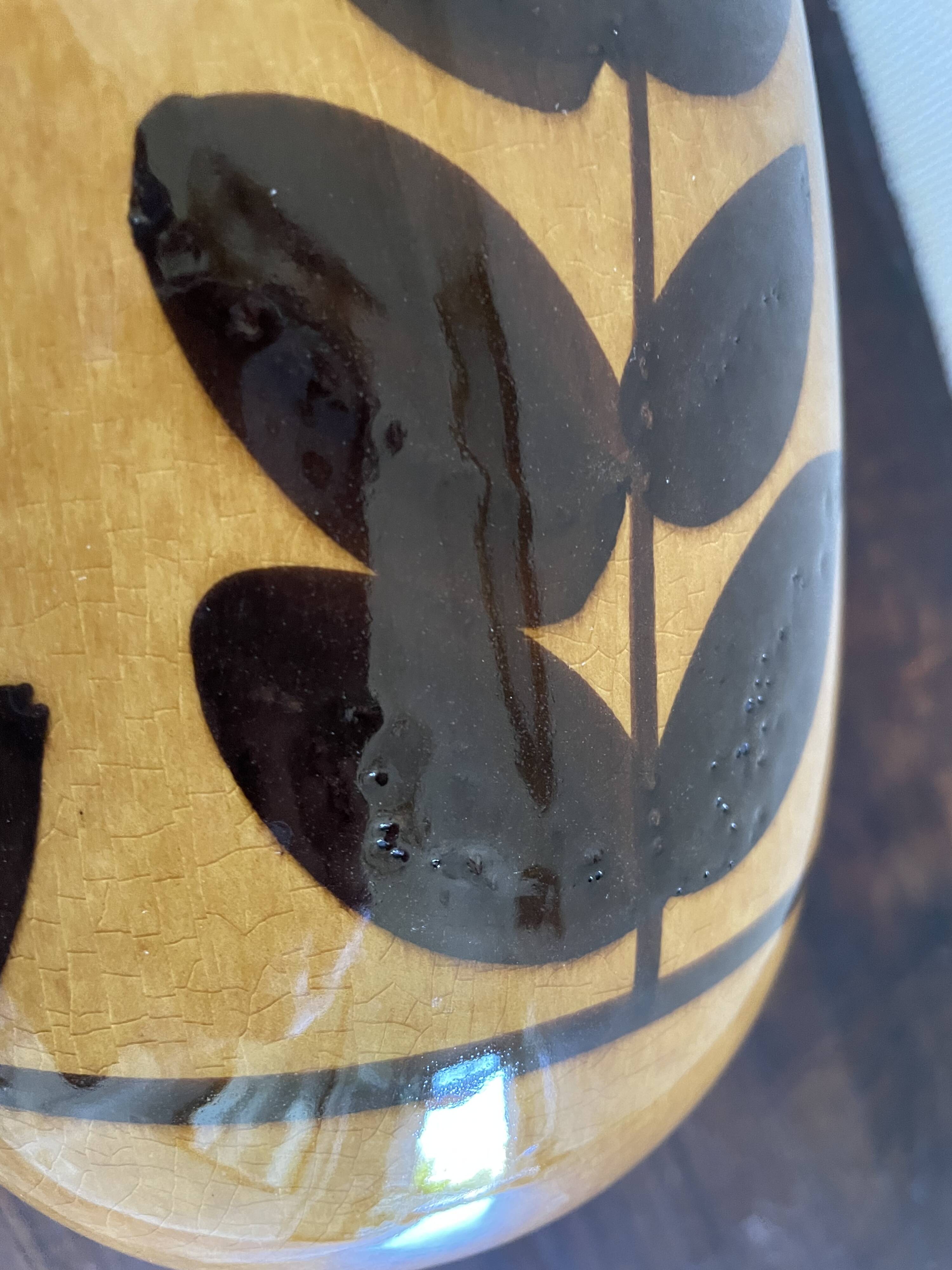 West Germany glazed ceramic vase