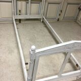 White executive-style bed