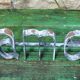 Former hairdresser sign "dames" in metal