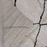 Handmade wool Berber rug 255 x 150 cm