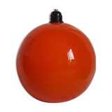 Orange glass hanging lamp