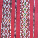 100% Handmade Berber Kilim Rug in Wool 151x231cm