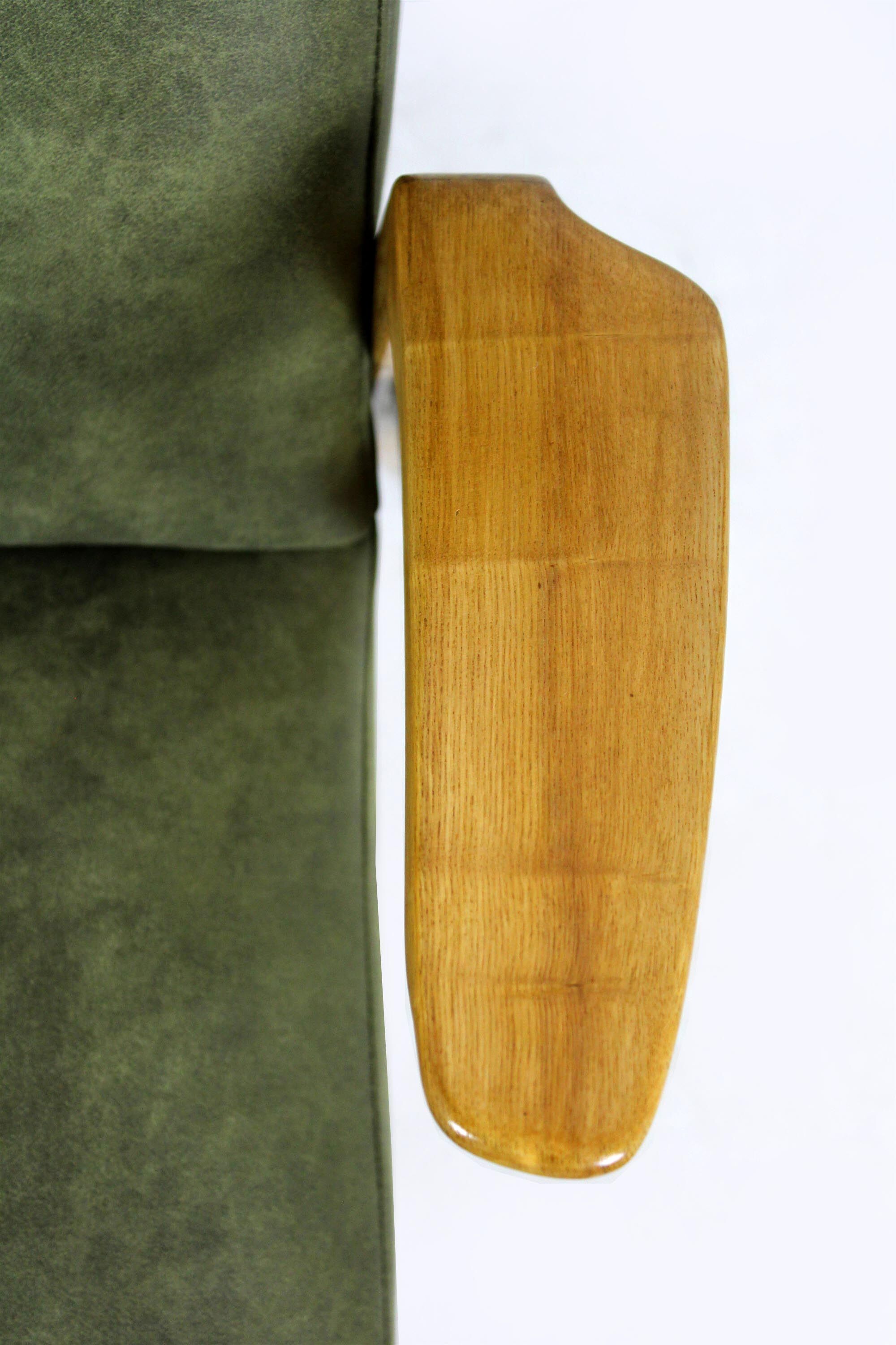Mid-century ash armchair, 1960s