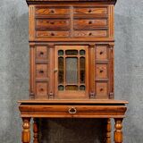 Napoleon III period tiered happiness of the day desk in pine circa 1880