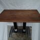 Solid wood table bistro restaurant art deco old vintage
