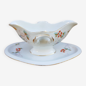 Large porcelain gravy boat