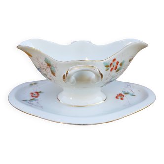 Large porcelain gravy boat