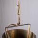 Paire de suspensions en laiton, forme sablier, 1960