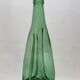 Old Large Pressed Molded Green Crushed Distorted Glass Bottle