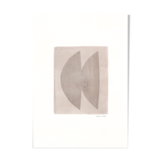 Eawy frameless paper painting N288