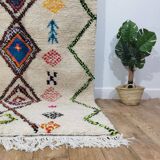 Azilal Berber rug in handmade wool 250 X 140 CM