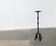 Vintage brutalist candle holder in wrought iron