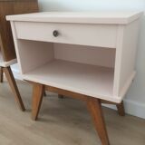 Lot of two vintage bedside tables