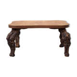 Wood and vine coffee table