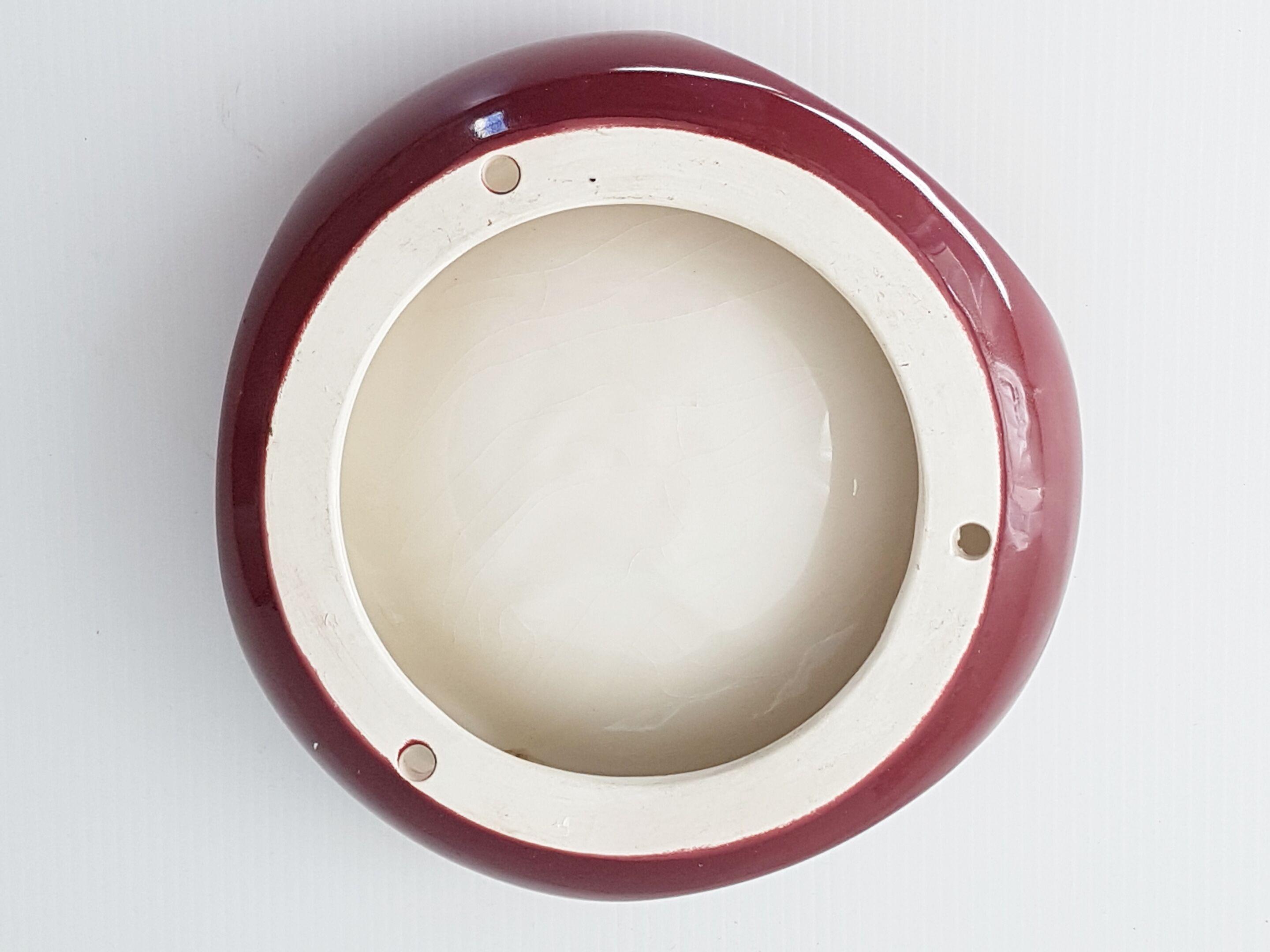 Two tone ashtray 1950 ceramic