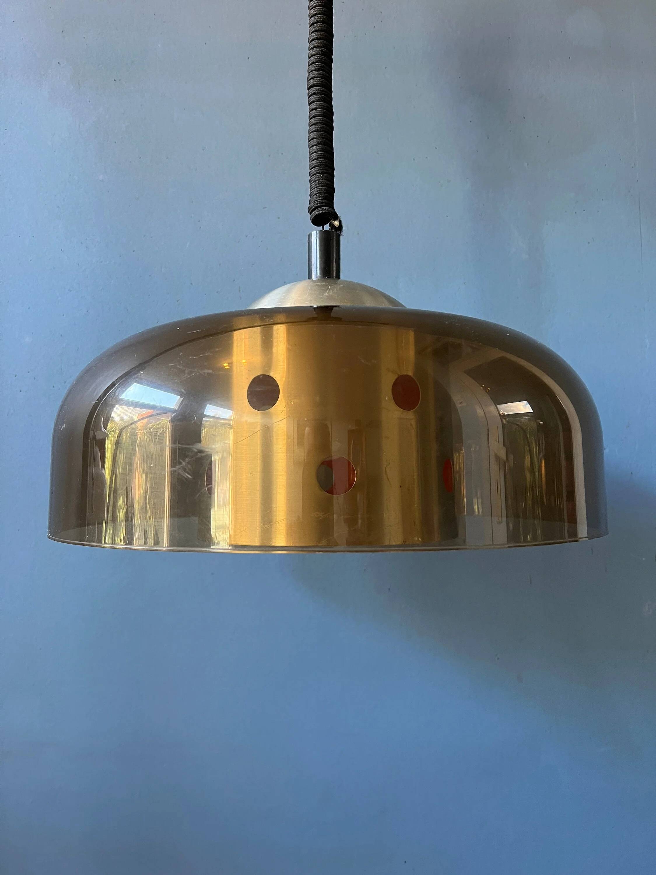 Suspension Mid-Century Herda Space Age / vintage suspended lamp from the 70s