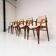 Set of 4 reupholstered Hartmut Lohmeyer chairs for Wilkhahn, 1960s