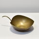 Empty brass leaf pocket