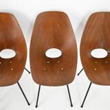 Set of 6 “Medea” Chairs by Vittorio Nobili for Frattelli Tagliabue, 19
