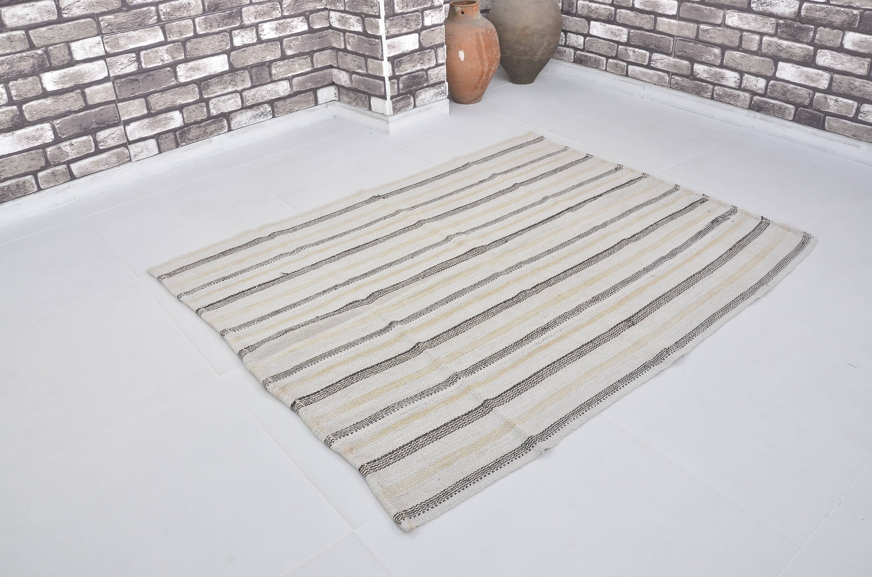 Anatolian Stripe Vintage Hemp Kilim sku 3679