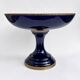 Cobalt blue porcelain cup on a pedestal, Sèvres style, late 19th century.