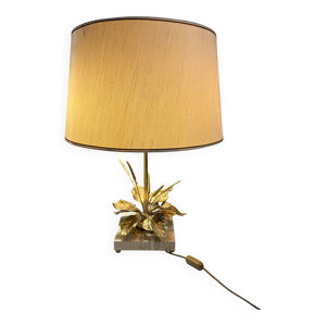 Lampe nénuphar en bronze - 1970