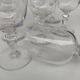 8 large Baccarat crystal glasses, early 20th century.