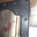 Wooden mirror redesigned industrial style eiffel - 166x44cm