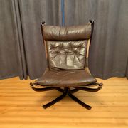 Falcon armchair designed by Sigurd Ressell, Vatne Möbler, Norway, 1970s