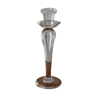 Candlestick crystal Saint Louis model Sirius signed