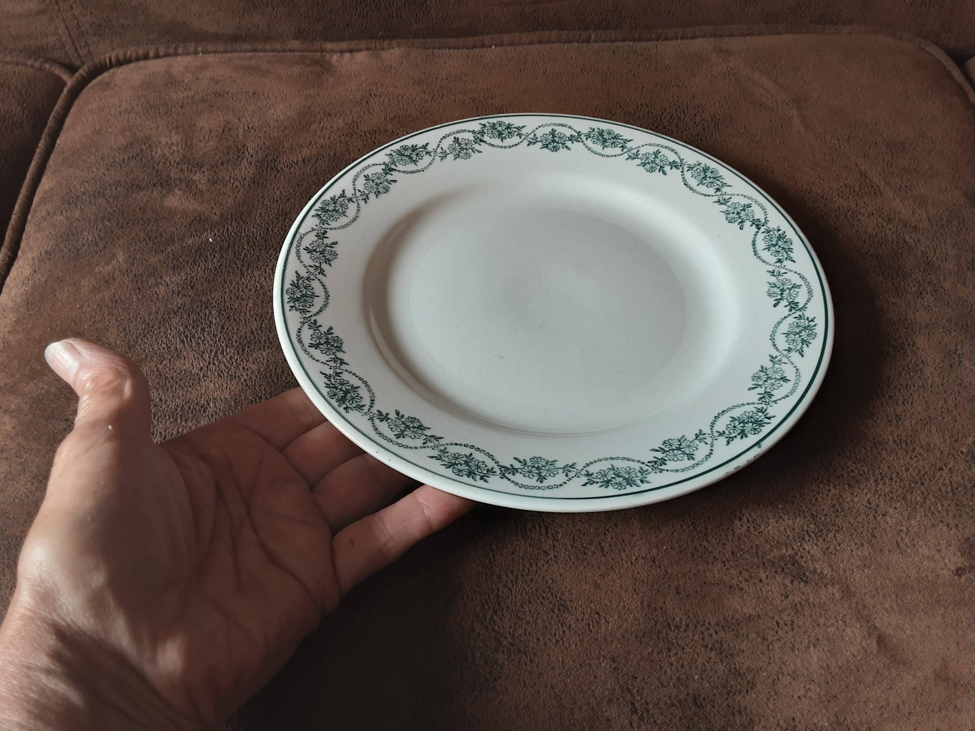 Assiette  plate St amand