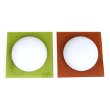 Murano Glass Wall Lamps "Gio S P-PL 40" by Michele Sbrogiò for Murano Due