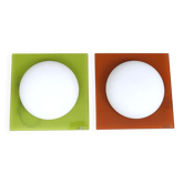 Murano Glass Wall Lamps "Gio S P-PL 40" by Michele Sbrogiò for Murano Due