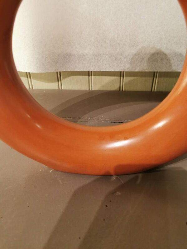 Vase forme anneau Tadelakt Maroc