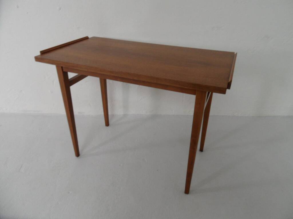 Mid Century teak wood sidetable 1950's